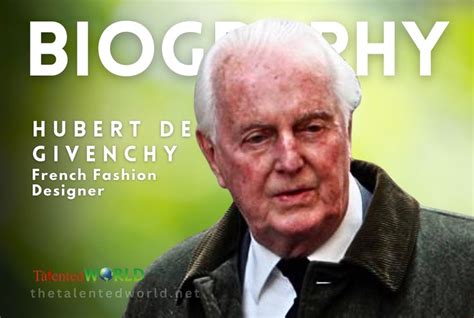 hubert de givenchy estudios|hubert de givenchy personal life.